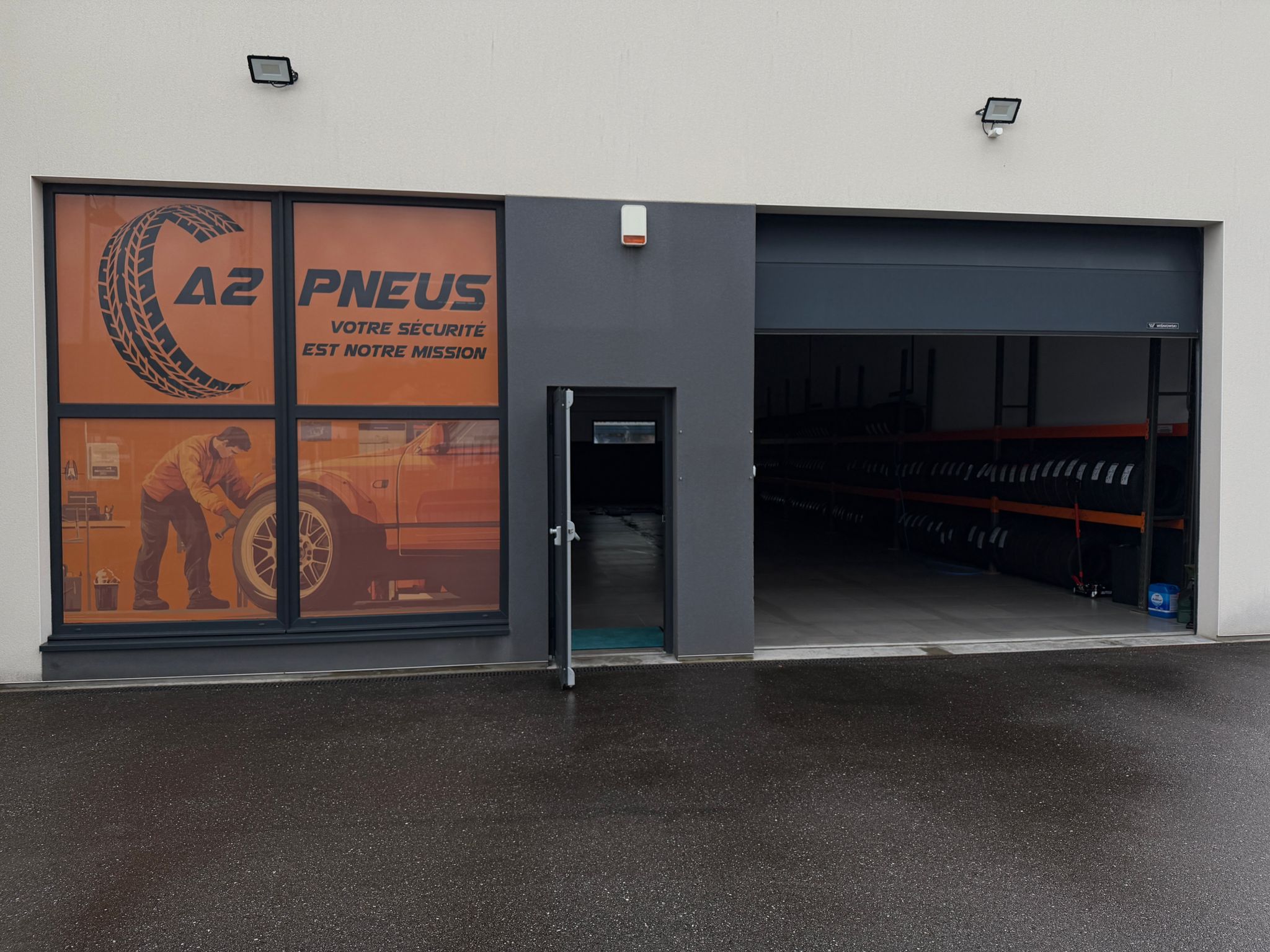 Réalisation atelier A2 PNEUS Ludres